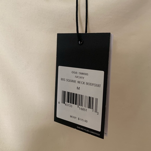 **NWT** RE/DONE Square Neck Bodysuit - Picture 4 of 7